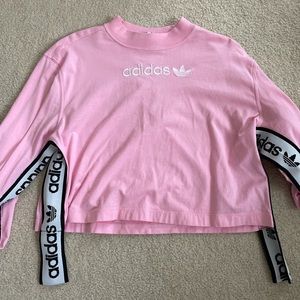 BLUSH PINK ADIDAS CROP TOP FREE SHIPPING!